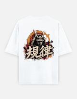 KIRITSU — Discipline Samurai Tee | Male Oversized Classic T-Shirt