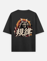 KIRITSU — Discipline Samurai Tee | Male Oversized Classic T-Shirt
