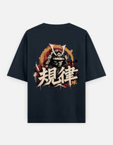 KIRITSU — Discipline Samurai Tee | Male Oversized Classic T-Shirt
