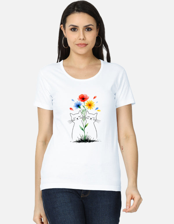 Whisker Blooms | Women's Classic T-Shirt