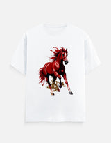 Crimson Stallion | Men Classic Crew T-Shirt