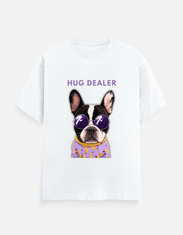 Hug Dealer Frenchie | Men Classic Crew T-Shirt