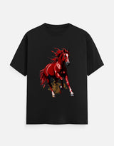Crimson Stallion | Men Classic Crew T-Shirt