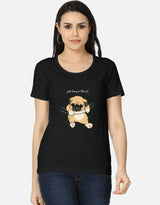 Hang In There Pug Tee | Women's Classic T-Shirt