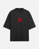 NAKIRA — Female Ninja Spirit | STRENGTH Manga Tee | Women Terry Oversized Tee