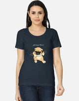 Hang In There Pug Tee | Women's Classic T-Shirt