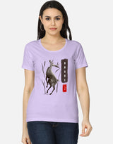 Grace | Elegant Deer Watercolor Graphic Tee | Women's Classic T-Shirt
