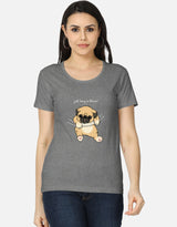 Hang In There Pug Tee | Women's Classic T-Shirt